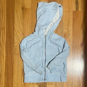Crewcuts Light Heather Blue Kids Zip-Up Hoodie